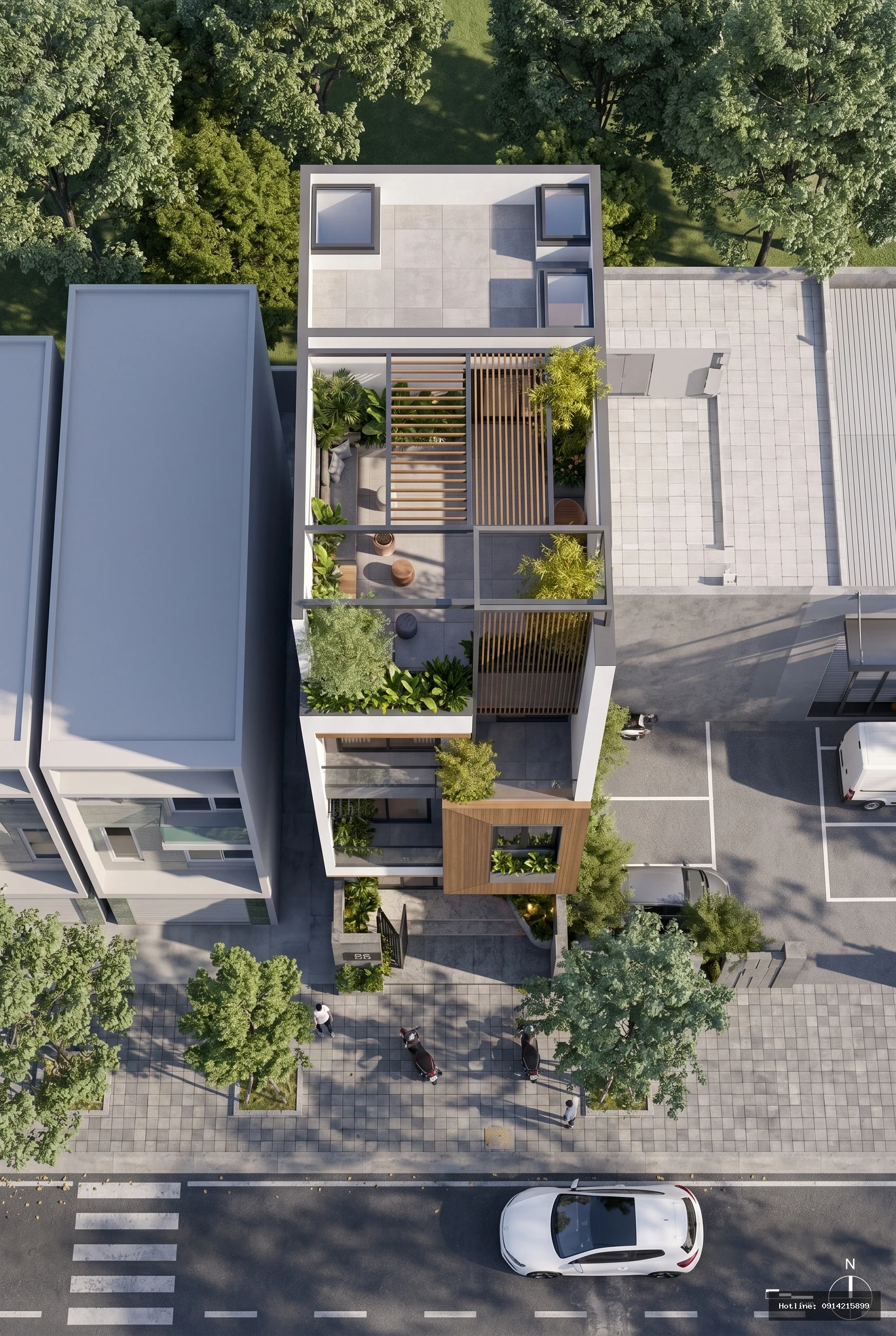 Nhà Lô Phố Phong Cách Tropical Modernism Tại Đà Nẵng