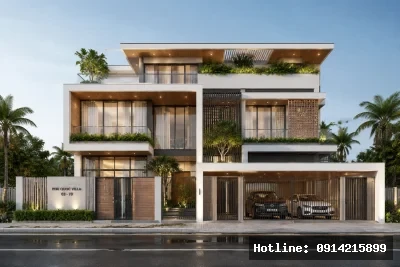 Dinh thự Hiện đại 3 tầng tại Phú Quốc