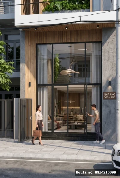 Nhà Lô Phố Phong Cách Tropical Modernism Tại TP. Hồ Chí Minh