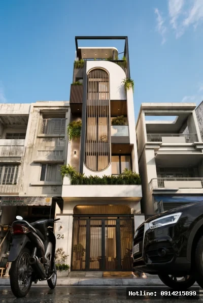 Nhà Lô Phố 3 Tầng Phong Cách Tropical Modernism tại TP. Hồ Chí Minh