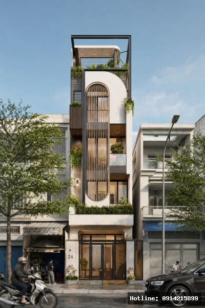 Nhà Lô Phố 3 Tầng Phong Cách Tropical Modernism tại TP. Hồ Chí Minh