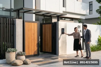Biệt thự 4 tầng phong cách hiện đại tại Huế