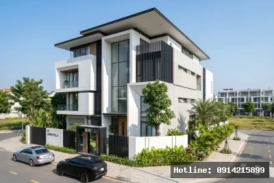 Biệt thự 4 tầng phong cách hiện đại tại Huế