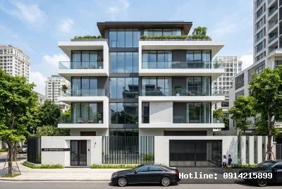 Biệt Thự Penthouse Villa Hiện Đại 5 Tầng Tại Đà Nẵng