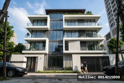 Biệt Thự Penthouse Villa Hiện Đại 5 Tầng Tại Đà Nẵng